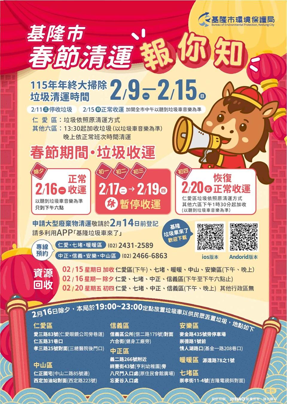 2026過年垃圾清運