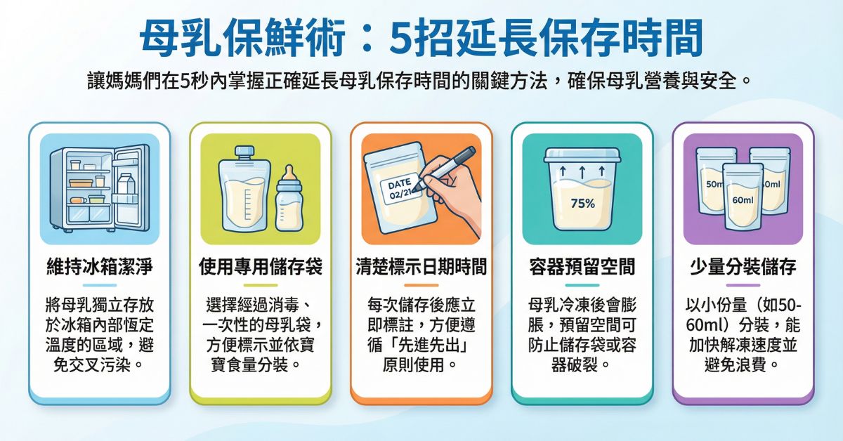 母乳保存方法