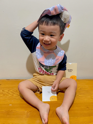 𝗥𝘂𝗻𝗻𝘆 𝗬𝗼𝗹𝗸朗尼幼克口水巾 - 口水寶寶必備！