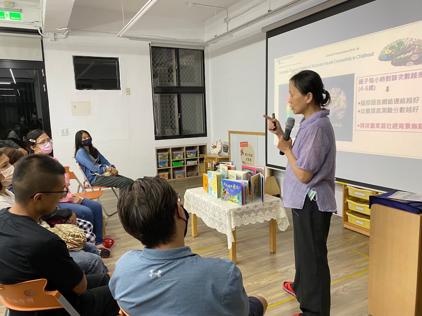 吳淑娟醫師建立起完善的親子共讀系統