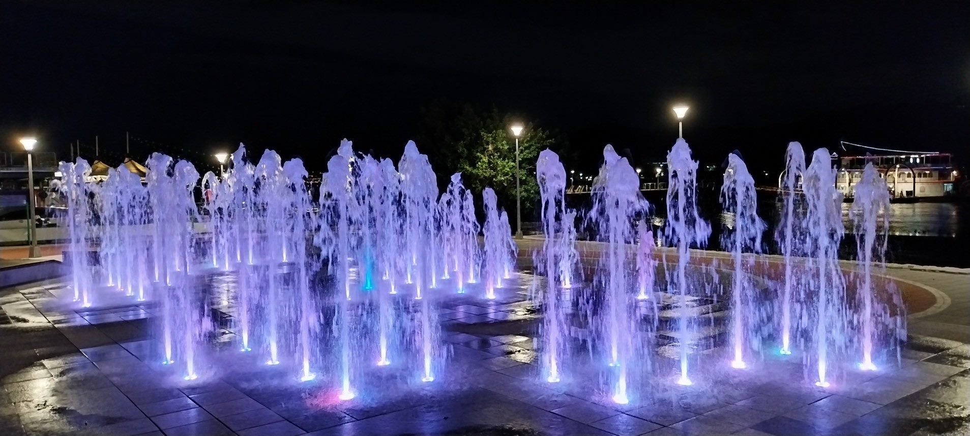 關渡水岸景觀噴泉