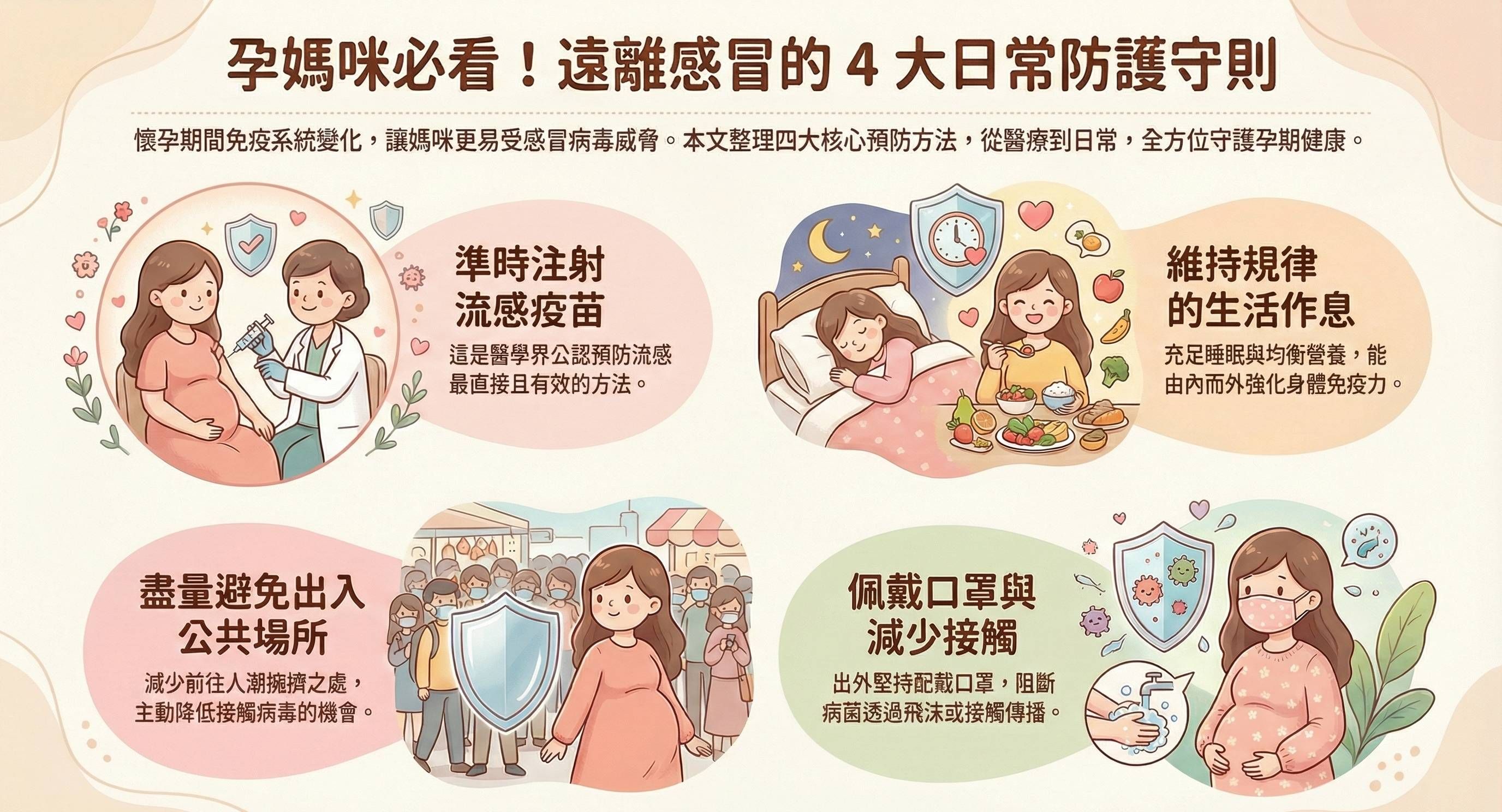 孕婦預防感冒方法