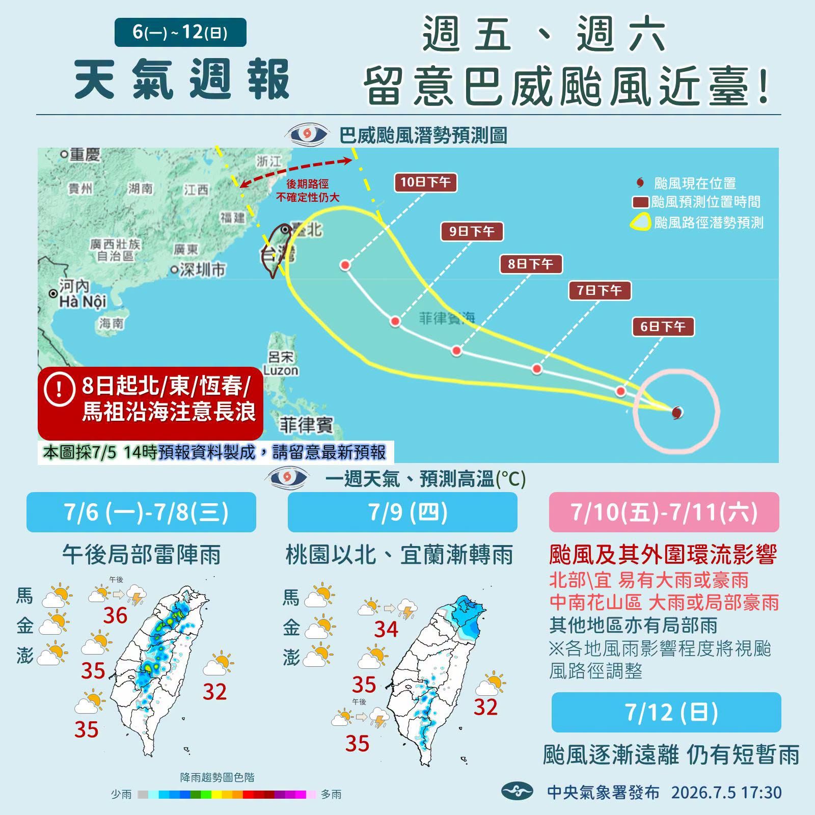 颱風|巴威