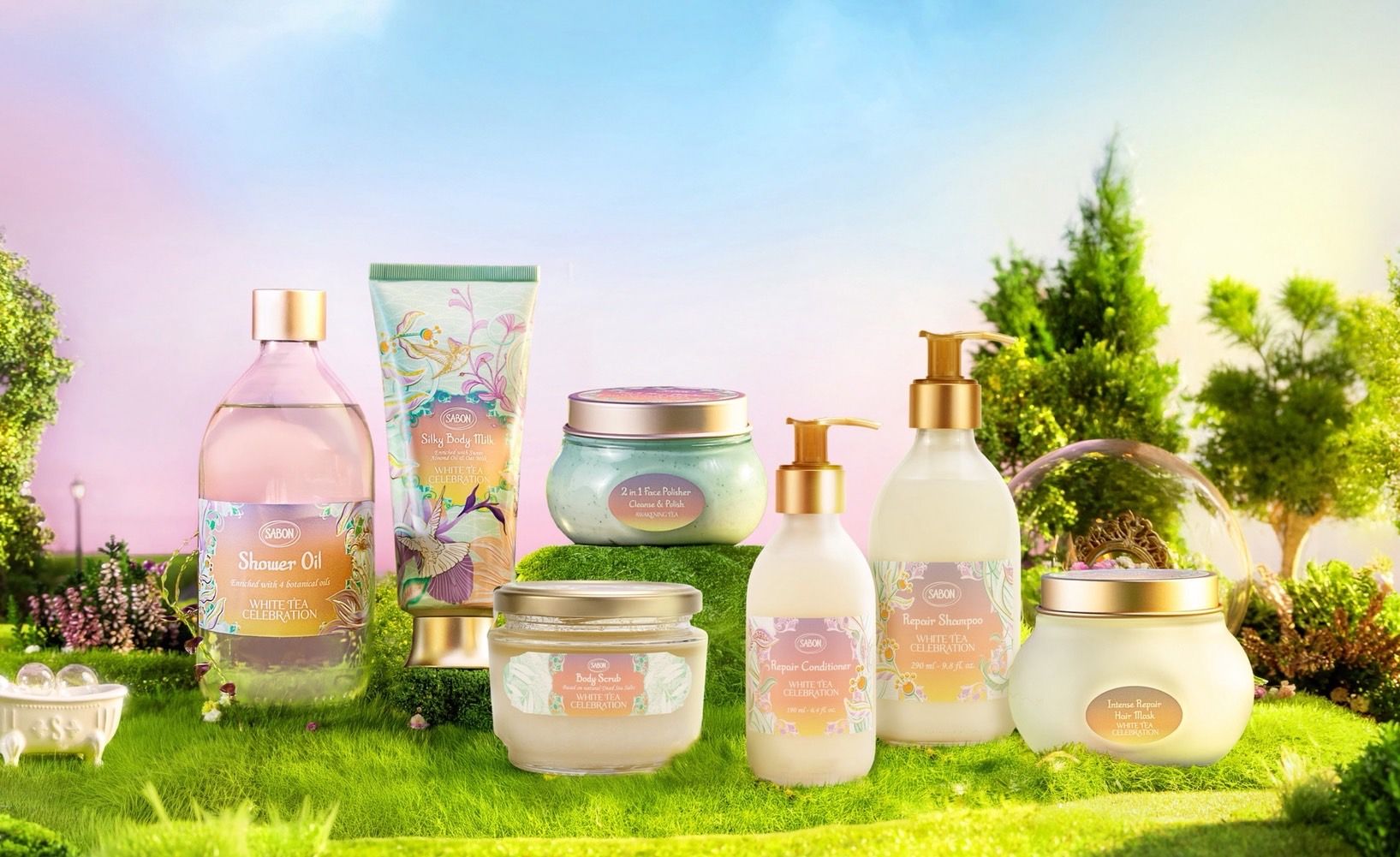 SABON白茶春光限定版系列