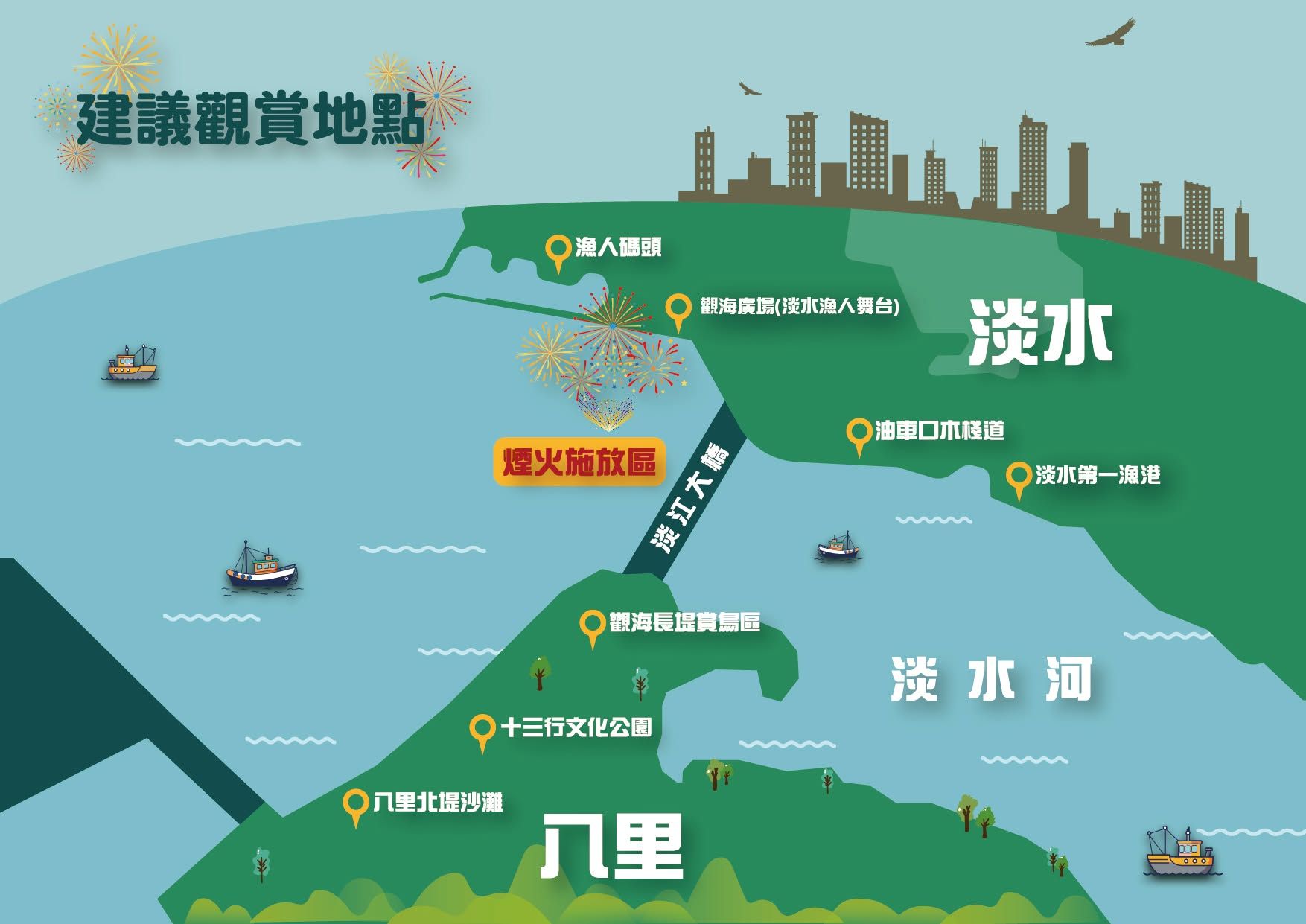 2026淡水漁人碼頭煙火