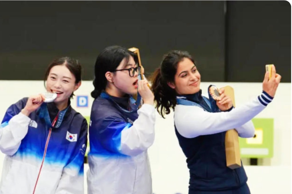 韓國空氣鎗銀牌選手