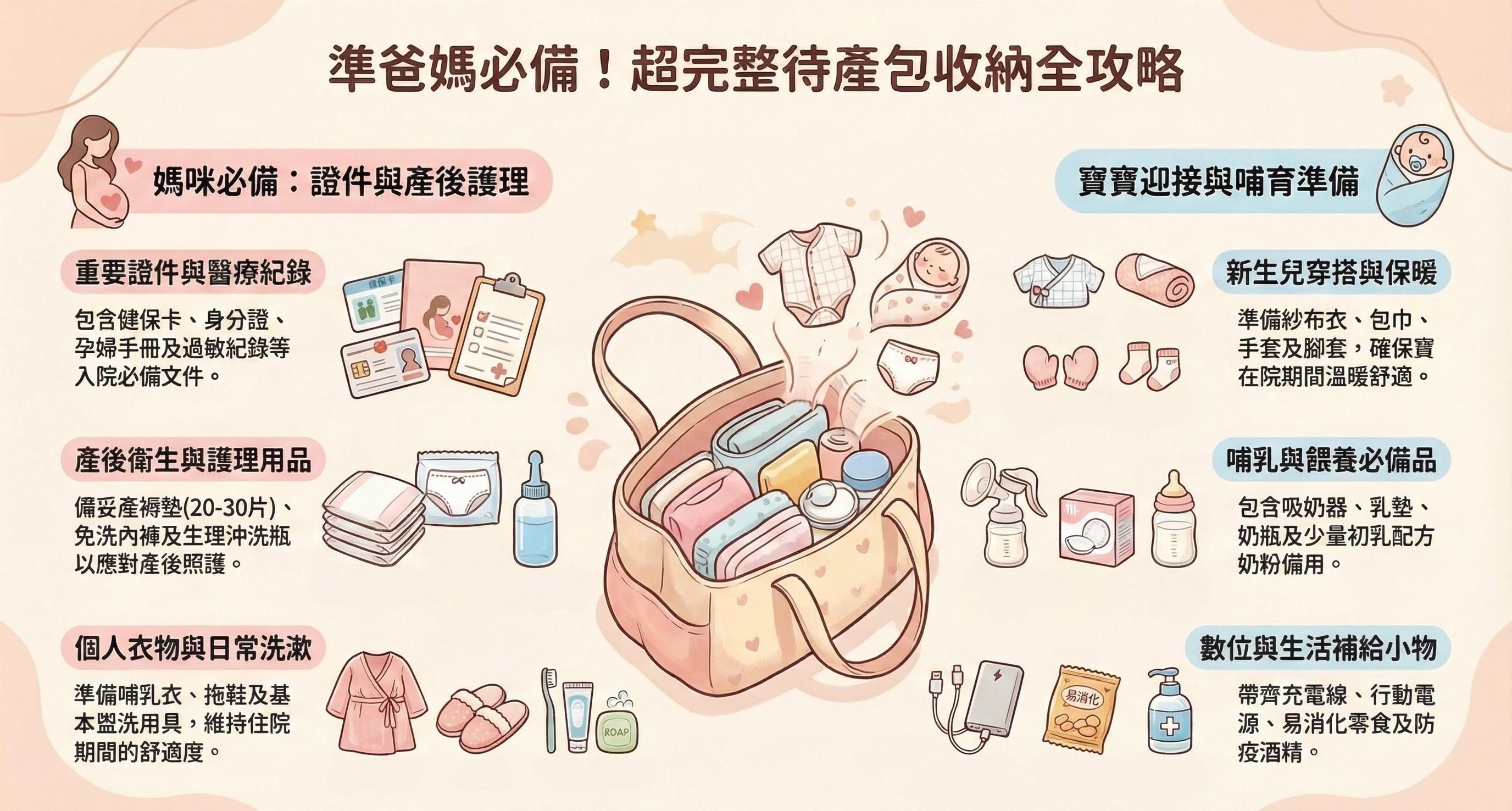 待產包準備清單