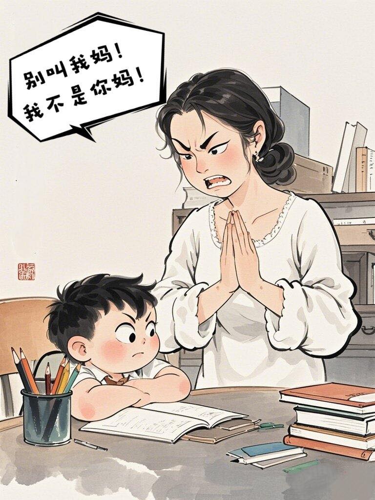 家長|父母|爸媽|孩子|寫作業|輔導作業|複習功課|育兒|親子|梗圖|爆笑|媽媽
