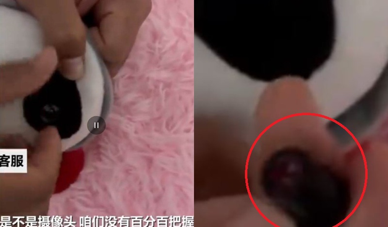 網購|網路購物|玩偶|絨毛娃娃|媽媽|針孔攝影機|隱私|個人隱私|家人隱私|可怕|警惕