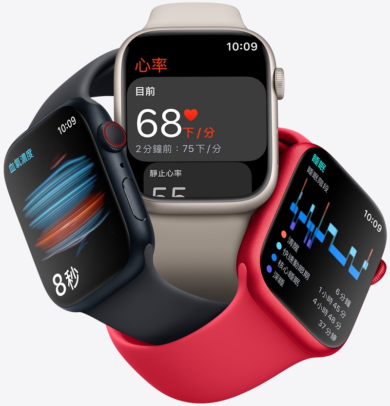 Apple Watch Series 8|女性|健康|血氧|心率|睡眠