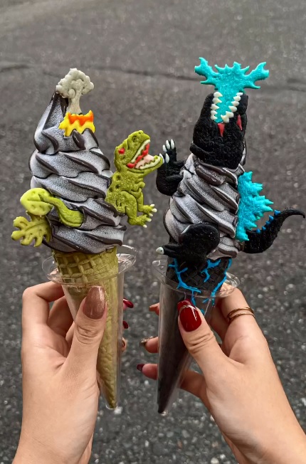 哥吉拉|恐龍|怪獸|霜淇淋|冰棒|手工|限量|孩子