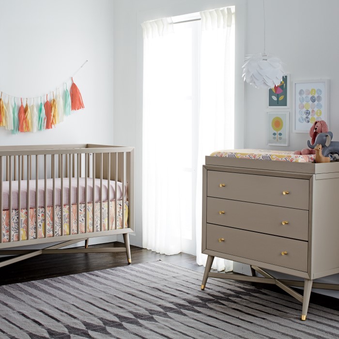 LEVANA紐約五合一嬰兒床｜Crate&Barrel｜國際設計品質｜嬰兒床
