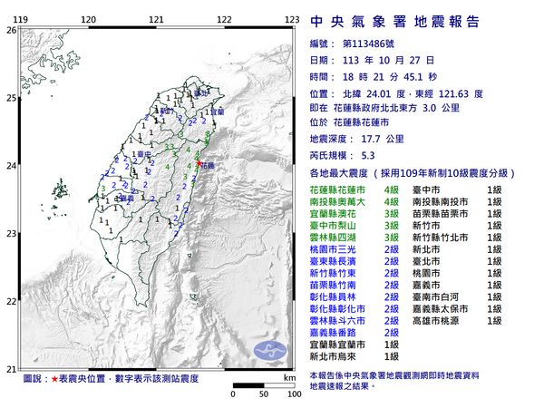 地震|花蓮地震